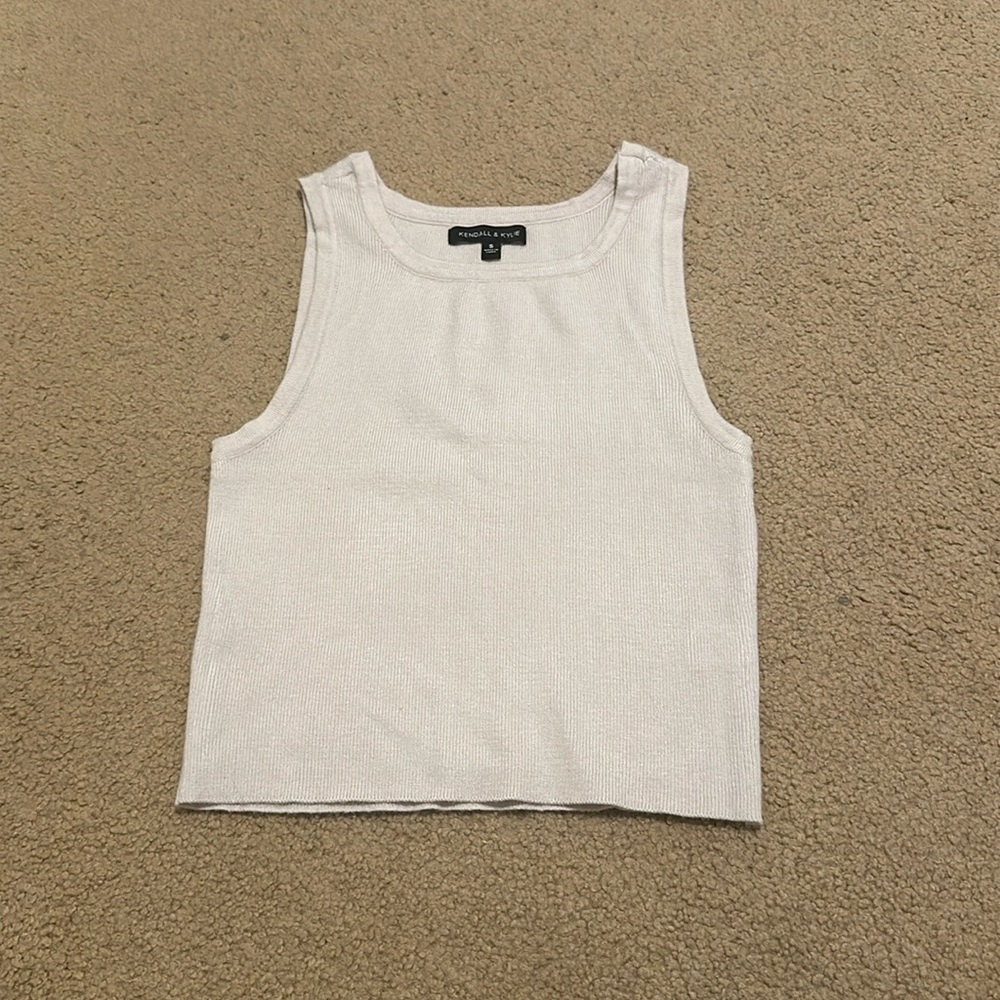 Pacsun Kendal and Kylie cream color crop top